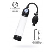 Прозрачная механическая помпа Roald с манометром - Sexus - в Новокуйбышевске купить с доставкой