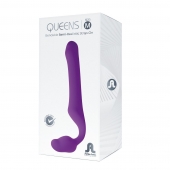 Лиловый безремневой страпон Queens M - Adrien Lastic - купить с доставкой в Новокуйбышевске