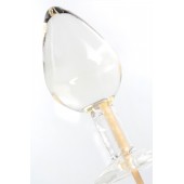 Прозрачный леденец в форме малой анальной пробки со вкусом пина колада - Sosuчki - купить с доставкой в Новокуйбышевске