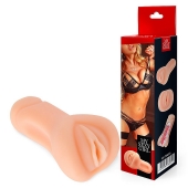 Телесный реалистичный мастурбатор в виде вагины - Bior toys - в Новокуйбышевске купить с доставкой