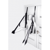 Черные секс-качели на дверь Anonymo №0505 - ToyFa - купить с доставкой в Новокуйбышевске