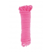 Розовая веревка для связывания Sweet Caress Rope - 10 метров - Sweet Caress - купить с доставкой в Новокуйбышевске
