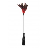 Стек-щекоталка Sweet Caress Feather Whip - 58 см. - Sweet Caress - купить с доставкой в Новокуйбышевске