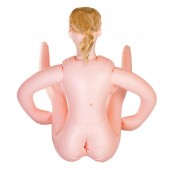 Надувная секс-кукла с реалистичной головой и поднятыми ножками - ToyFa - в Новокуйбышевске купить с доставкой