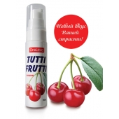 Гель-смазка Tutti-frutti с вишнёвым вкусом - 30 гр. - Биоритм - купить с доставкой в Новокуйбышевске