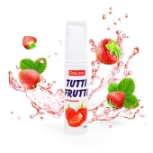Гель-смазка Tutti-frutti с земляничным вкусом - 30 гр. - Биоритм - купить с доставкой в Новокуйбышевске