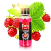 Массажное масло Eros fantasy с ароматом земляники - 50 мл. - Биоритм - купить с доставкой в Новокуйбышевске