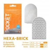 Карманный мастурбатор HEXA-BRICK - Tenga - в Новокуйбышевске купить с доставкой