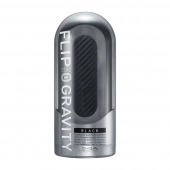 Черный мастурбатор Flip Zero Gravity - Tenga - в Новокуйбышевске купить с доставкой