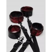 Изысканный набор фиксаций на кровати Reversible Under Mattress Restraint Set - Fifty Shades of Grey - купить с доставкой в Новокуйбышевске