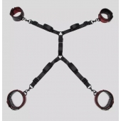 Изысканный набор фиксаций на кровати Reversible Under Mattress Restraint Set - Fifty Shades of Grey - купить с доставкой в Новокуйбышевске
