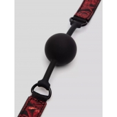 Кляп-шар на двусторонних ремешках Reversible Silicone Ball Gag - Fifty Shades of Grey - купить с доставкой в Новокуйбышевске