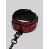 Красно-черные оковы Reversible Faux Leather Ankle Cuffs - Fifty Shades of Grey - купить с доставкой в Новокуйбышевске