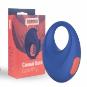 Синее эрекционное кольцо RRRING Casual Date Cock Ring - FeelzToys - в Новокуйбышевске купить с доставкой
