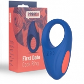 Синее эрекционное кольцо RRRING First Date Cock Ring - FeelzToys - в Новокуйбышевске купить с доставкой