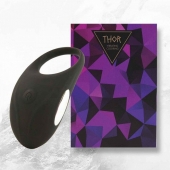 Черное эрекционное виброкольцо Thor Cockring - FeelzToys - в Новокуйбышевске купить с доставкой