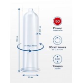 Презервативы MY.SIZE размер 60 - 3 шт. - My.Size - купить с доставкой в Новокуйбышевске
