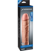 Телесная насадка Fantasy X-tensions Perfect 2  Extension - 20,3 см. - Pipedream - в Новокуйбышевске купить с доставкой