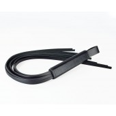 Черная кожаная плеть  Клео  - 60 см. - Sitabella - купить с доставкой в Новокуйбышевске