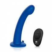 Синяя насадка Remote Control P-Spot G-Spot с черными трусиками - 20 см. - Pegasus - купить с доставкой в Новокуйбышевске