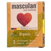 Экологически чистые презервативы Masculan Organic - 3 шт. - Masculan - купить с доставкой в Новокуйбышевске