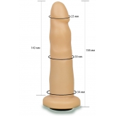 Телесная насадка Harness - 15,8 см. - LOVETOY (А-Полимер) - купить с доставкой в Новокуйбышевске