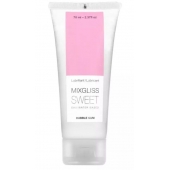 Смазка на водной основе Mixgliss Sweet с ароматом бабл-гам - 70 мл. - Mixgliss - купить с доставкой в Новокуйбышевске