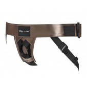 Бронзовый пояс для насадок Curious Harness - Strap-on-me - купить с доставкой в Новокуйбышевске
