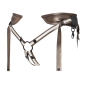 Бронзовый пояс для насадок Desirous Harness - Strap-on-me - купить с доставкой в Новокуйбышевске