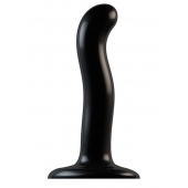 Черный фаллоимитатор-насадка Strap-On-Me P G spot Dildo size S - 16,4 см. - Strap-on-me - купить с доставкой в Новокуйбышевске