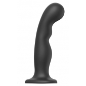 Черная насадка Strap-On-Me Dildo Plug P G size XXL - Strap-on-me - купить с доставкой в Новокуйбышевске