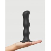Черная насадка Strap-On-Me Dildo Geisha Balls size XL - Strap-on-me - купить с доставкой в Новокуйбышевске