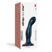 Темно-синяя насадка Strap-On-Me Dildo Plug Snaky size M - Strap-on-me - купить с доставкой в Новокуйбышевске