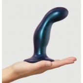 Темно-синяя насадка Strap-On-Me Dildo Plug Snaky size M - Strap-on-me - купить с доставкой в Новокуйбышевске