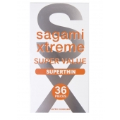 Ультратонкие презервативы Sagami Xtreme Superthin - 36 шт. - Sagami - купить с доставкой в Новокуйбышевске