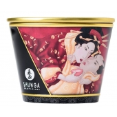Массажная  свеча Sparkling Strawberry Wine с ароматом клубничного вина - 170 мл. - Shunga - купить с доставкой в Новокуйбышевске