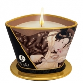 Массажная свеча Intoxicatin Chocolate с ароматом шоколада - 170 мл. - Shunga - купить с доставкой в Новокуйбышевске