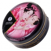 Массажная свеча Rose Petals с ароматом розы - 30 мл. - Shunga - купить с доставкой в Новокуйбышевске