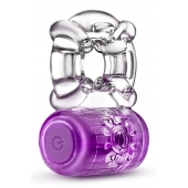 Фиолетовое эрекционное виброкольцо One Night Stand Vibrating C-Ring - Blush Novelties - в Новокуйбышевске купить с доставкой