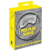 Прозрачная насадка на пенис Piss Play Sleeve для игр с мочеиспусканием - Orion - купить с доставкой в Новокуйбышевске