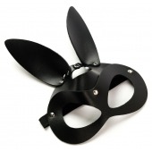 Черная маска  Зайка  с длинными ушками - Crazy Handmade - купить с доставкой в Новокуйбышевске