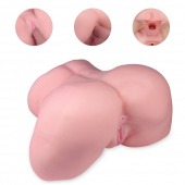 Реалистичный мастурбатор-полуторс с 2 рабочими отверстиями - S-HANDE - в Новокуйбышевске купить с доставкой