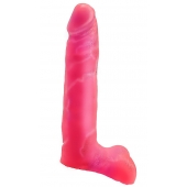 Розовая насадка-фаллос для трусиков Harness - 16,5 см. - LOVETOY (А-Полимер) - купить с доставкой в Новокуйбышевске