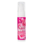 Интимный гель на водной основе Tutti-Frutti Bubble Gum - 30 гр. - Биоритм - купить с доставкой в Новокуйбышевске
