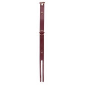 Бордовый ремень Halo Waist Belt - размер L-XL - Shots Media BV - купить с доставкой в Новокуйбышевске