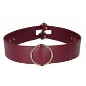 Бордовый ремень Halo Waist Belt - размер L-XL - Shots Media BV - купить с доставкой в Новокуйбышевске