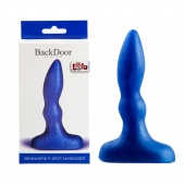 Синий анальный стимулятор Beginners p-spot massager - 11 см. - Lola Games - в Новокуйбышевске купить с доставкой