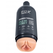 Телесный мастурбатор-вагина Shower Therapy Milk Me Honey - Pipedream - в Новокуйбышевске купить с доставкой