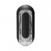 Черный мастурбатор Tenga Flip Zero Gravity с вибрацией - Tenga - в Новокуйбышевске купить с доставкой