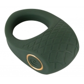 Зеленое эрекционное виброкольцо Luxurious Vibro Cock Ring - Orion - в Новокуйбышевске купить с доставкой